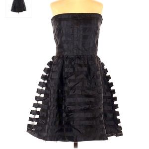 Frenchi BLACK Junior dress Sz 11 ~ strapless